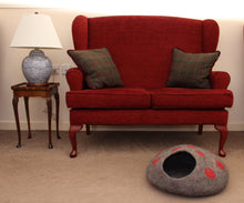 Load image into Gallery viewer, Felted Wool Cat Cave TO ORDER