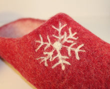 Load image into Gallery viewer, Handfelted Wool Slippers, UK Size 7