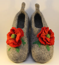 Load image into Gallery viewer, Handfelted Wool Slippers, UK Size 7