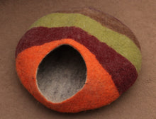 Load image into Gallery viewer, Felted Wool Cat Cave TO ORDER