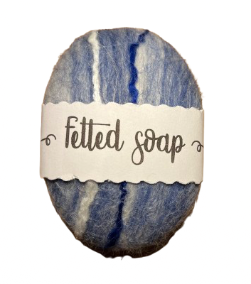 Felted soap