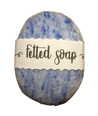 Felted soap