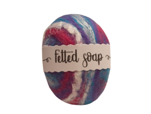 Felted soap