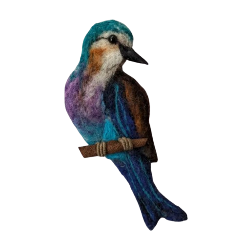 Indian Roller Brooch