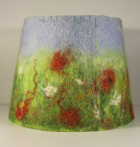 Felted Wool Lampshade