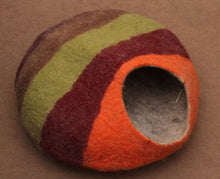 Load image into Gallery viewer, Felted Wool Cat Cave TO ORDER
