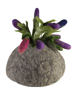 Felted Vase with flowers