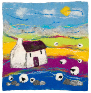 Felted Wool Picture ORIGINAL